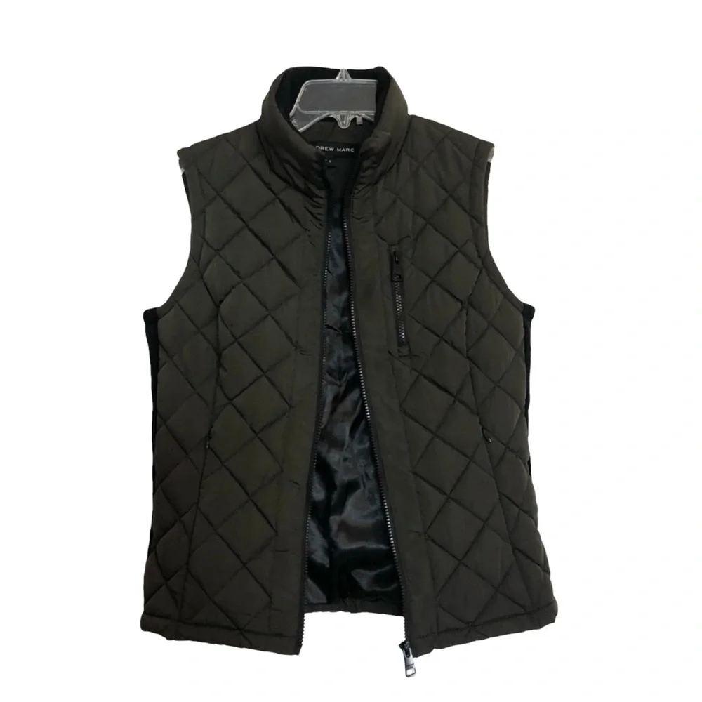 Andrew Marc quilted puffer vest size small - Picture 2 of 7